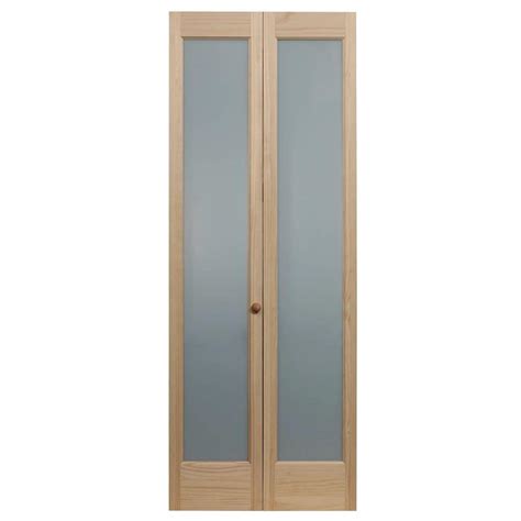 32 in bifold door - Traditional 6-panel door style with primed textured surface. 32-Inch x 80-Inch 2-door Bifold. Use two bifold units for 48-in, 60-in, or 72-in wide finished openings. Bifold doors do not require trimming, trimming will void warranty. All-inclusive kit provides all necessary hardware (including sliding track, hardware and door) 